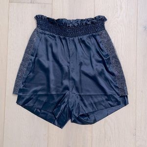 Tigerlily high waisted silk shorts